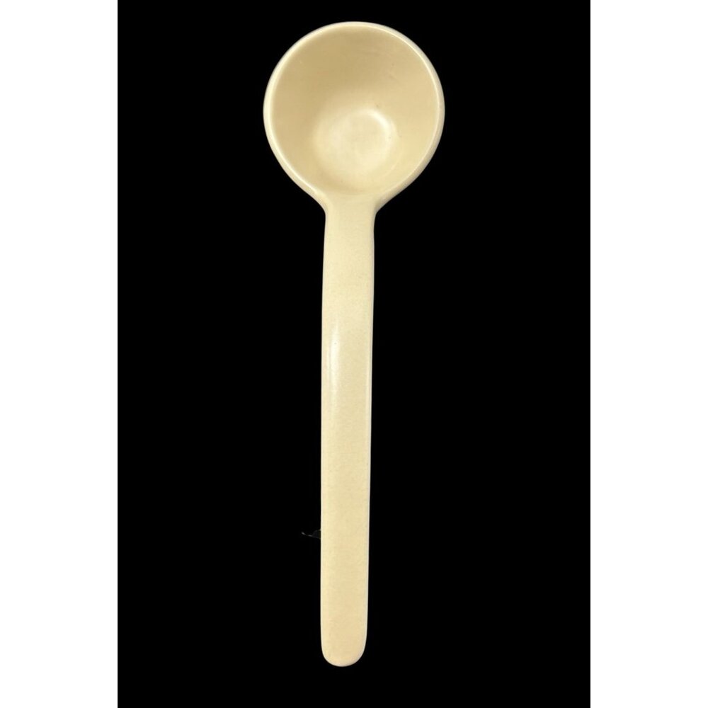 Pfaltzgraff Ceramic Tureen Ladle America (Discontinued 1989) 12" Beige